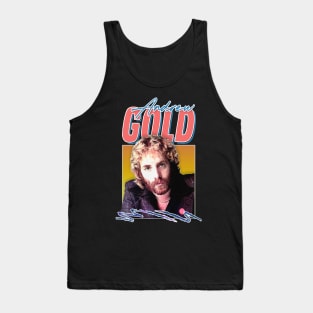 Andrew Gold / Reto 80s Style Fan Design Tank Top